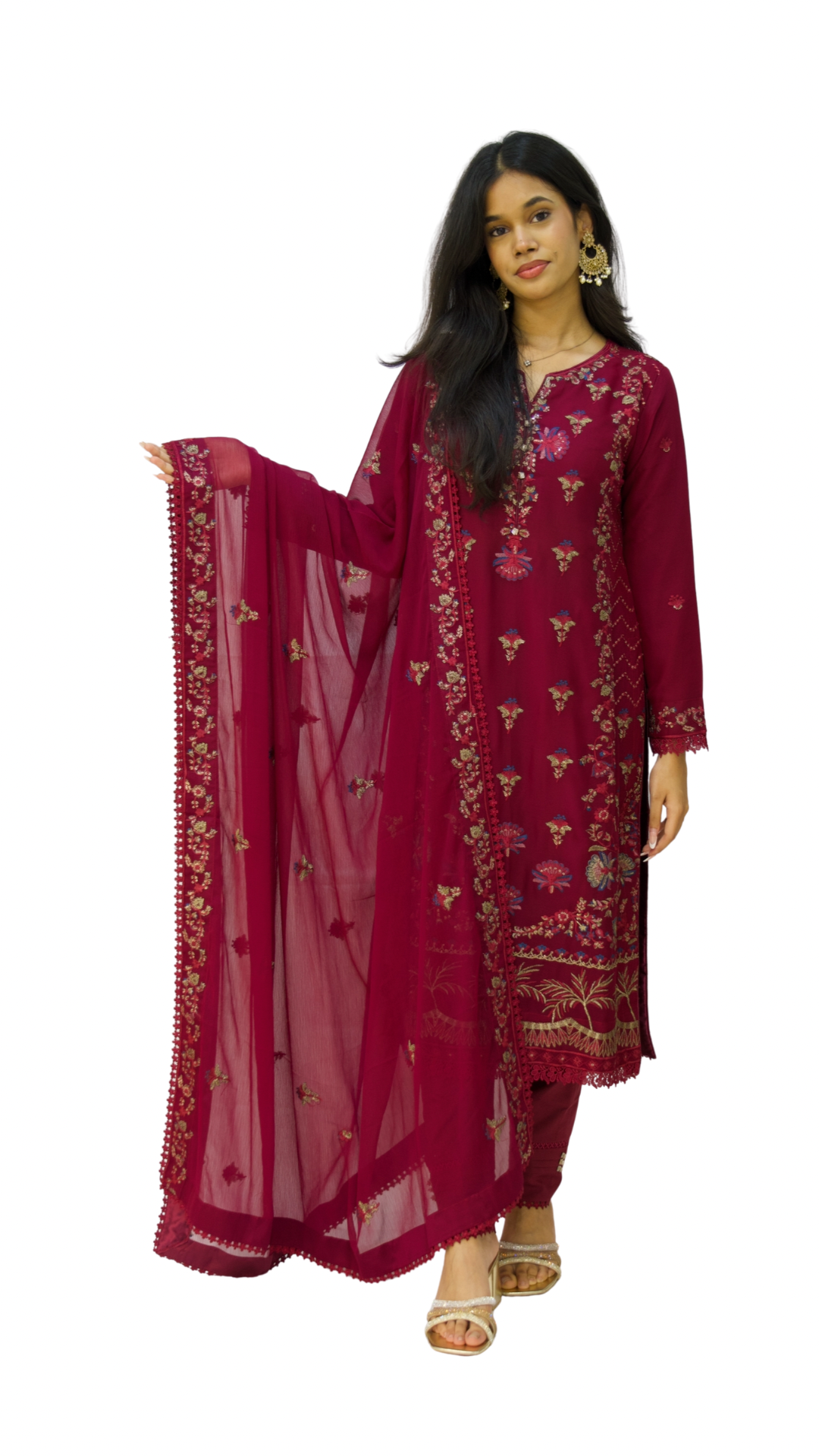 Wardah and Maryam Straight Pant Suit