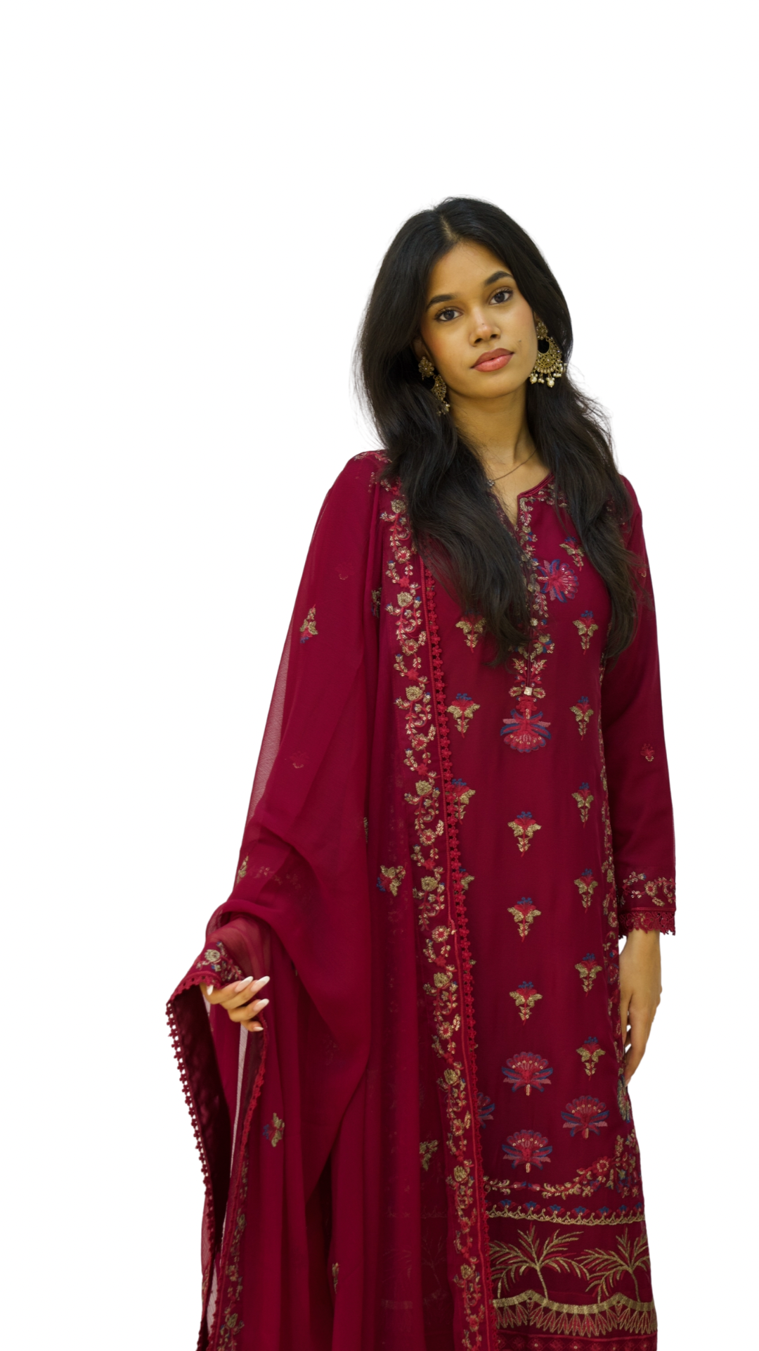 Wardah and Maryam Straight Pant Suit